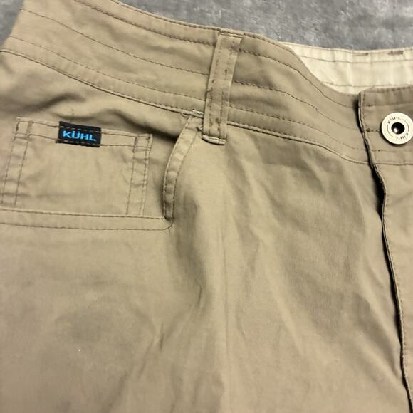 Kuhl Shorts Mens 33 Brown Renegade Cargo Mesh Pockets Hiking Stretch Nylon 5336 - Picture 2 of 10